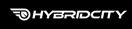 Logo de la marca y fabricante de monopatines eléctricos Hybrid City